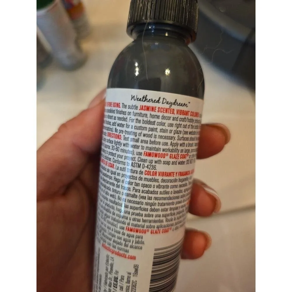 Gel Stain Glaze Weathered Daydream 4.0 FL OZ‎ Bottle Gray 0422062C 19aw09 D4